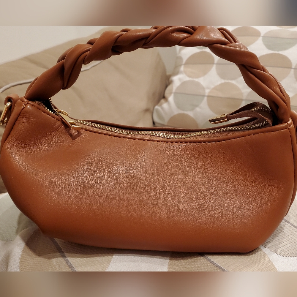 Pieces Small Braided Top Handle Bag